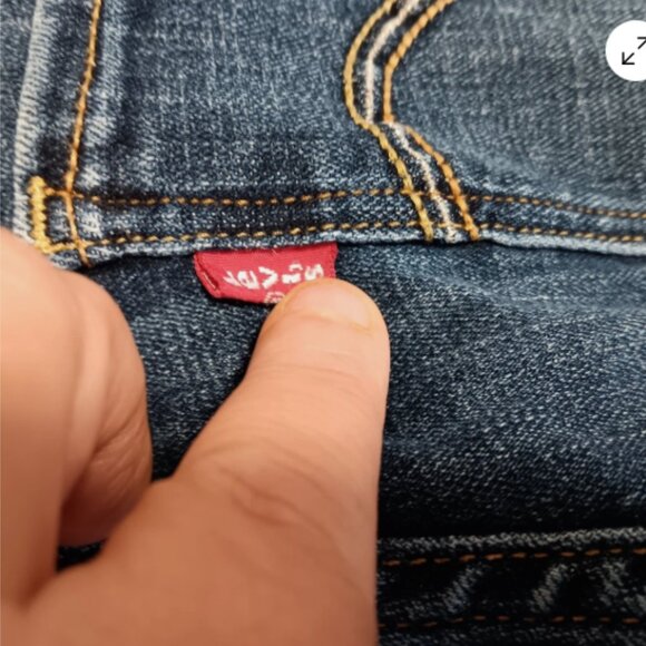 Levi's Classic Boot Cut Jeans Womens 14 Stretch Blue Denim 5 Pocket Style B24 - Picture 2 of 12